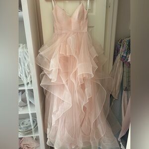 jjs house pink tulle gown nwt